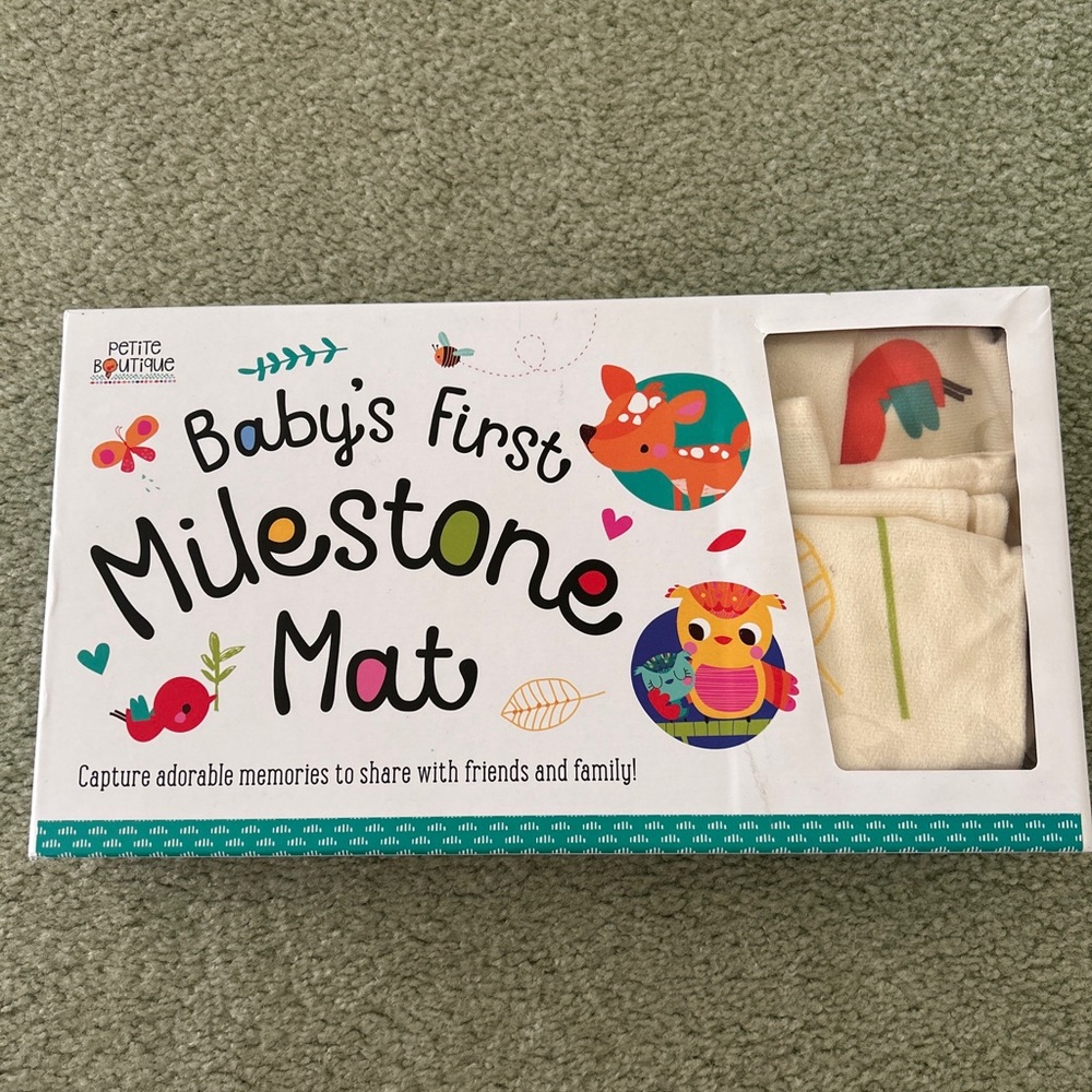 Baby Milestone Monthly Blanket Mat